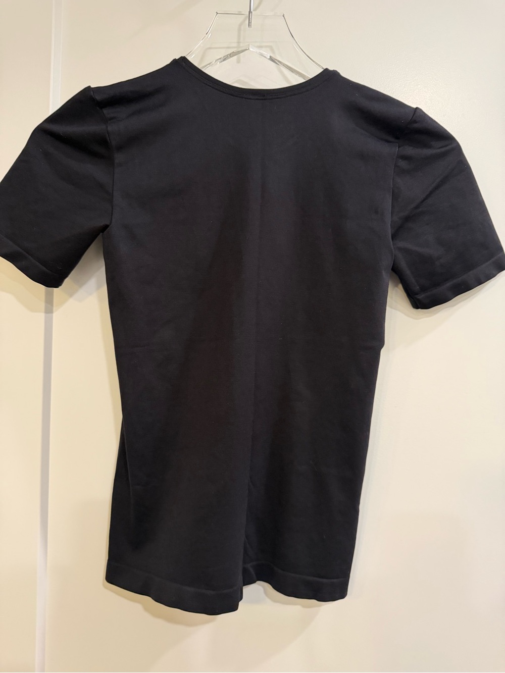 Commando  Black Short Sleeve Crewneck Tee